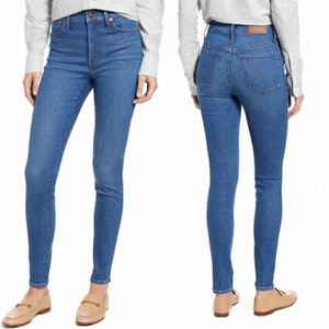 NWT 2021 Madewell‎ 11 Inch High Rise Skinny Jeans Size 24 Helmsford Wash M6286